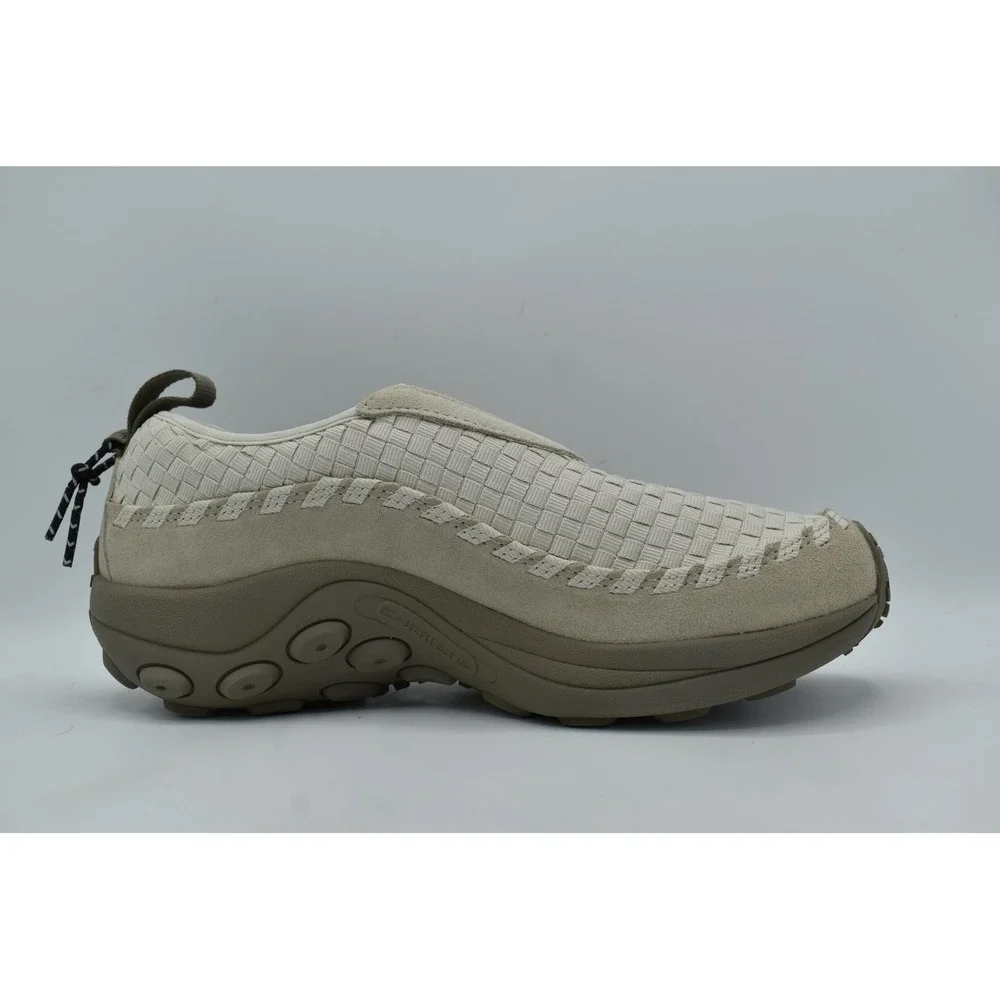 Merrell Mens Size 8 Jungle Moc EVO Woven SE Parchment Slip On Shoes Loafers